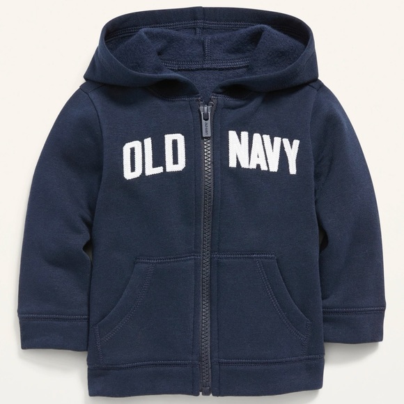 BRAND NEW Unisex Logo Zip-Front Hoodie for Baby - Picture 1 of 3